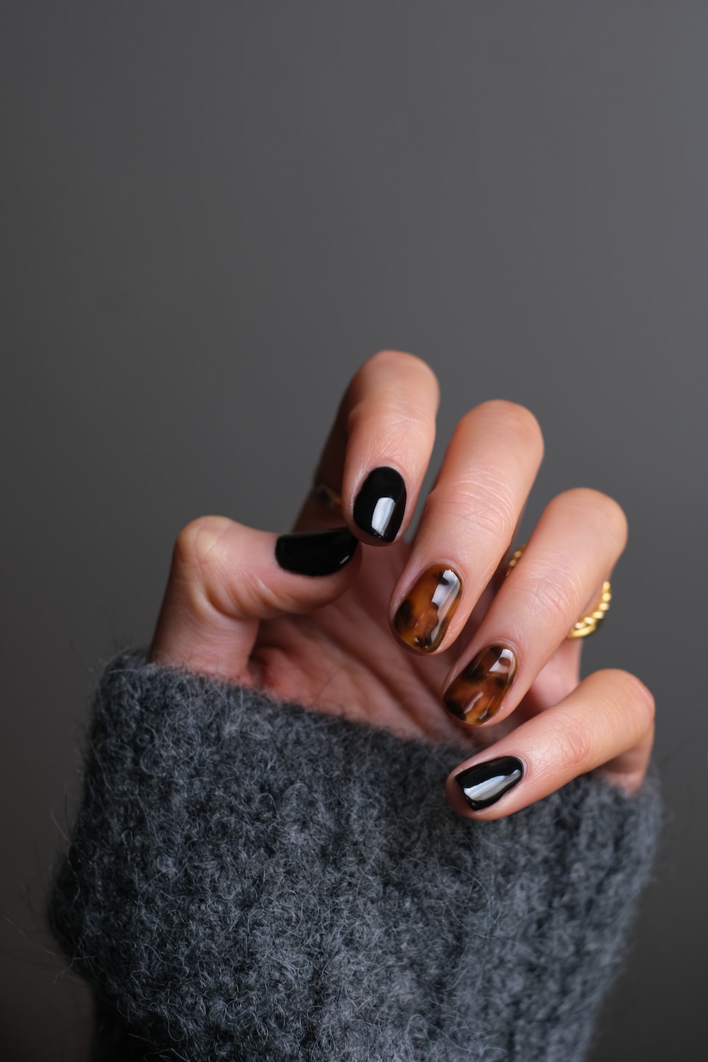 woman nails